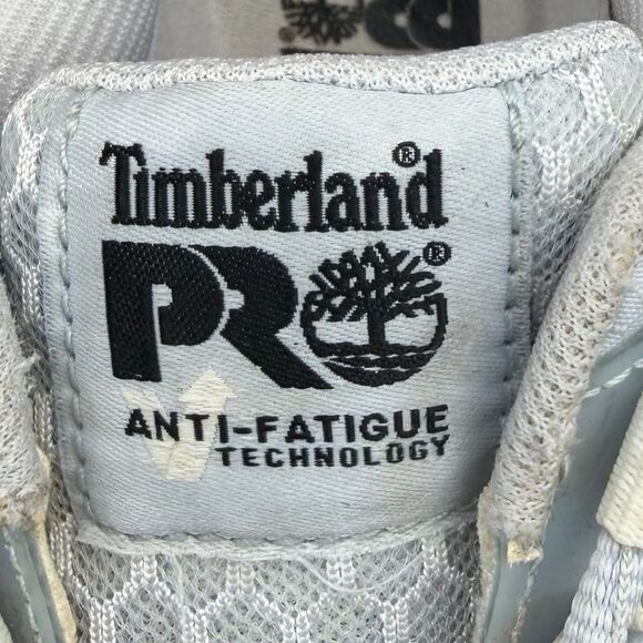 Women's Timberland PRO Radius Comp-Toe Athletic Work Sneaker Light Blue 7.5M - Picture 4 of 9